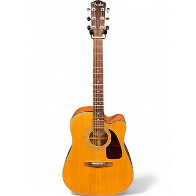 Used Fender DG20CE Natural Acoustic Electric Guitar