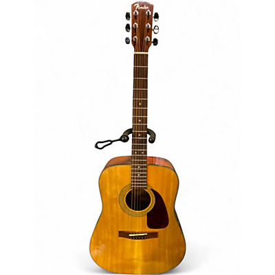 Used Fender DG20S Natural Acoustic Guitar