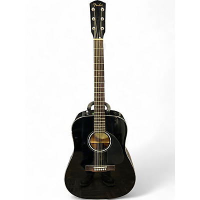 Used Fender DG60 Black Acoustic Guitar