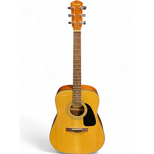 Used Fender DG8S Natural Acoustic Guitar Natural