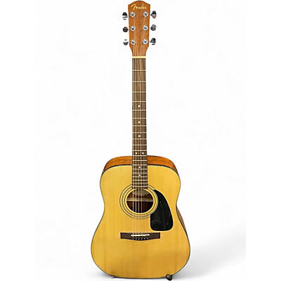 Used Fender DG8S Natural Acoustic Guitar