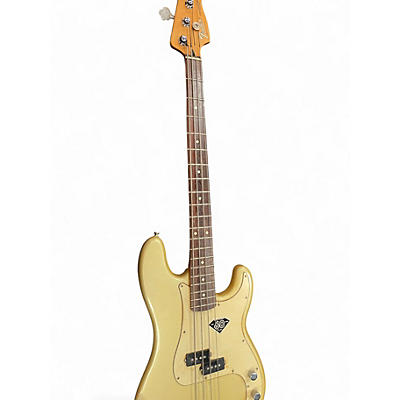 Used Fender DIAMOND ANNIVERSARY PRECISION BASS Gold Electric Bass Guitar