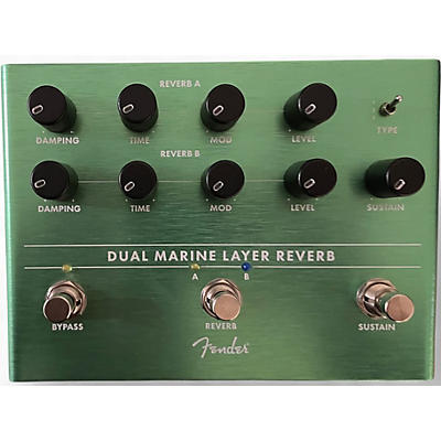 Used Fender DUAL MARINE LAYER REVERB Effect Pedal