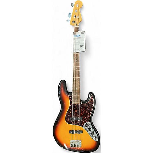 Used Fender Deluxe Active Jazz Bass BURST Electric Bass Guitar BURST