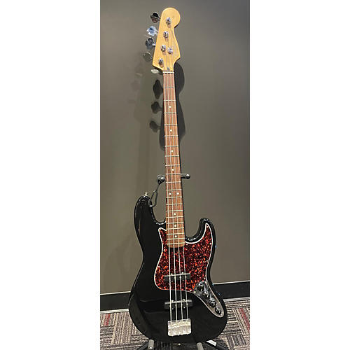 Fender Used Fender Deluxe Active Jazz Bass Black Electric Bass Guitar Black