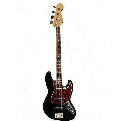 Used Fender Deluxe Active Jazz Bass Black Electric Bass Guitar