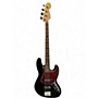 Used Fender Deluxe Active Jazz Bass Black Electric Bass Guitar Black