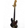 Used Fender Deluxe Active Jazz Bass Black Electric Bass Guitar Black