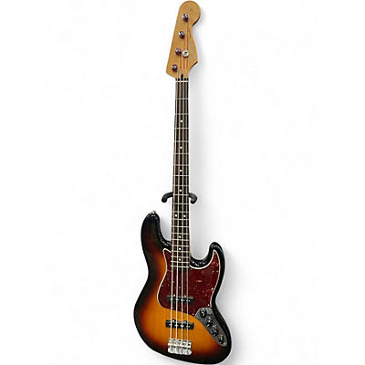 Used Fender Deluxe Active Jazz Bass Tobacco Burst Electric Bass Guitar