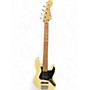 Used Fender Deluxe Active Jazz Bass V 5 String Antique Ivory Electric Bass Guitar Antique Ivory