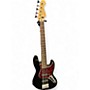 Used Fender Deluxe Active Jazz Bass V 5 String Black Electric Bass Guitar Black