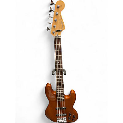 Used Fender Deluxe Active Jazz Bass V 5 String Okoume Electric Bass Guitar
