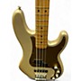 Used Fender Deluxe Active Precision Bass Antique Gold Electric Bass Guitar Antique Gold