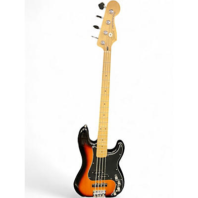 Used Fender Deluxe Active Precision Bass Special 3 Color Sunburst Electric Bass Guitar
