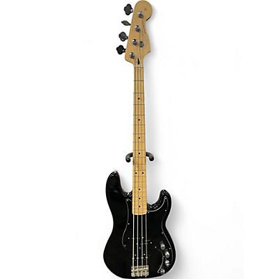 Used Fender Deluxe Active Precision Bass Special Black Electric Bass Guitar