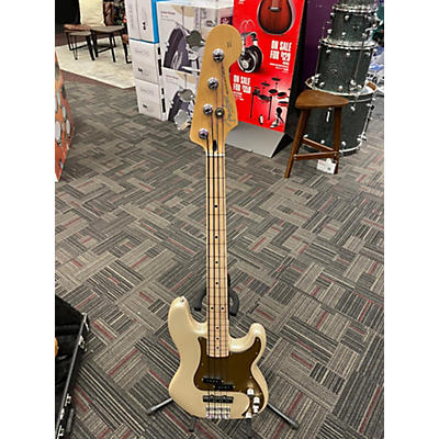 Used Fender Deluxe Active Precision Bass Special Gold Electric Bass Guitar