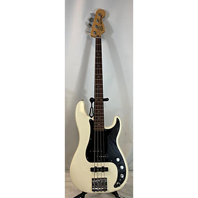 Used Fender Deluxe Active Precision Bass Special White Electric Bass Guitar