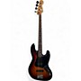 Used Fender Deluxe Jazz Bass 2 Color Sunburst Electric Bass Guitar 2 Color Sunburst