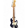 Used Fender Deluxe Jazz Bass V 5 String Midnight Blue Electric Bass Guitar Midnight Blue