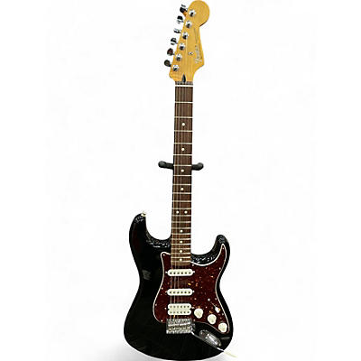 Used Fender Deluxe Lone Star Stratocaster Black Solid Body Electric Guitar