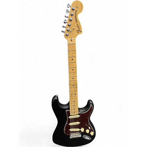 Used Fender Deluxe Mod Stratocaster Black and Red Tortoise Shell Solid Body Electric Guitar Black and Red Tortoise Shell