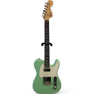 Used Fender Deluxe Mod Telecaster Surf Green Solid Body Electric Guitar