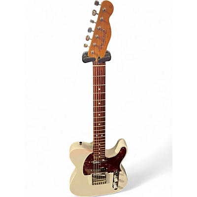 Used Fender Deluxe Nashville Telecaster Alpine White Solid Body Electric Guitar
