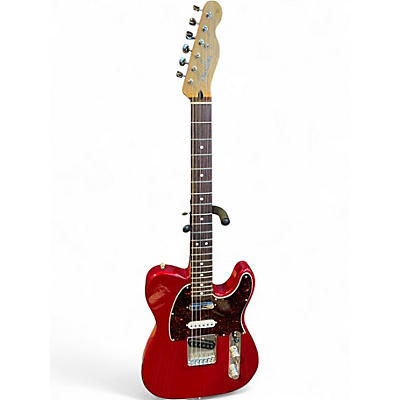 Used Fender Deluxe Nashville Telecaster Candy Apple Red Solid Body Electric Guitar