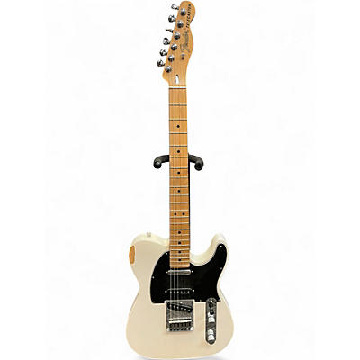 Used Fender Deluxe Nashville Telecaster Cream Solid Body Electric Guitar