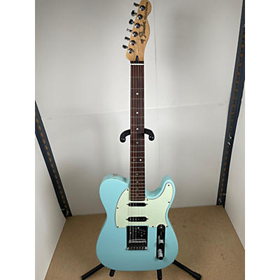 Used Fender Deluxe Nashville Telecaster Daphne Blue Solid Body Electric Guitar