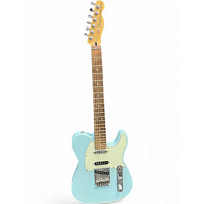 Used Fender Deluxe Nashville Telecaster Daphne Blue Solid Body Electric Guitar