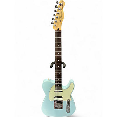 Used Fender Deluxe Nashville Telecaster Daphne Blue Solid Body Electric Guitar