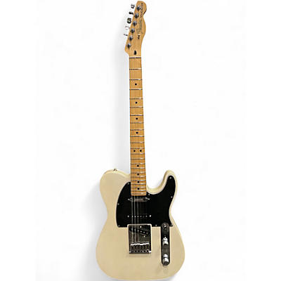 Used Fender Deluxe Nashville Telecaster Olympic White Solid Body Electric Guitar