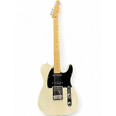 Used Fender Deluxe Nashville Telecaster White Blonde Solid Body Electric Guitar