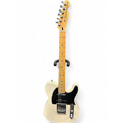 Used Fender Deluxe Nashville Telecaster white Solid Body Electric Guitar