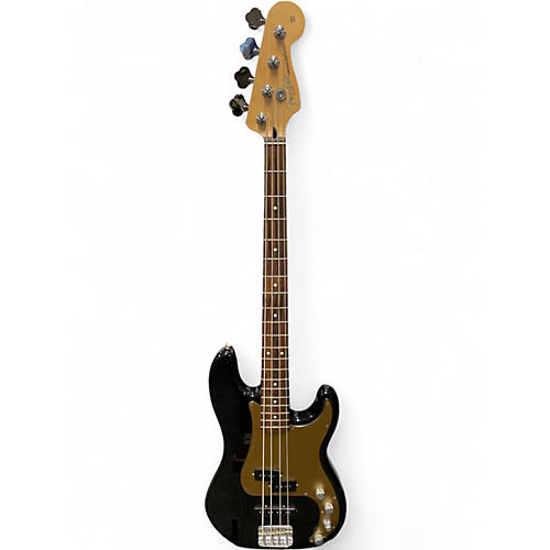 Used Fender Deluxe PJ Bass Black and Gold Electric Bass Guitar Black and Gold