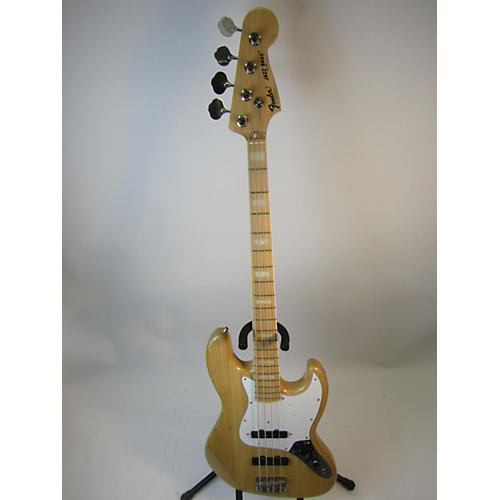 Used Fender Deluxe PJ Bass Natural Electric Bass Guitar Natural