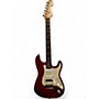 Used Fender Used Fender Deluxe Powerhouse Stratocaster HSS Candy Apple Red Solid Body Electric Guitar Candy Apple Red