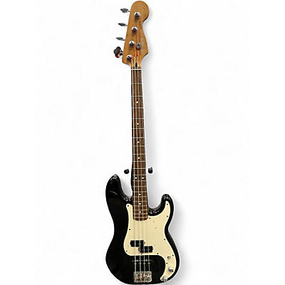 Used Fender Deluxe Precision Bass Special Black Electric Bass Guitar