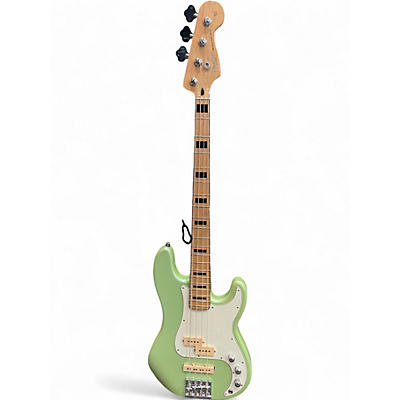 Used Fender Deluxe Precision Bass Special Seafoam Green Electric Bass Guitar