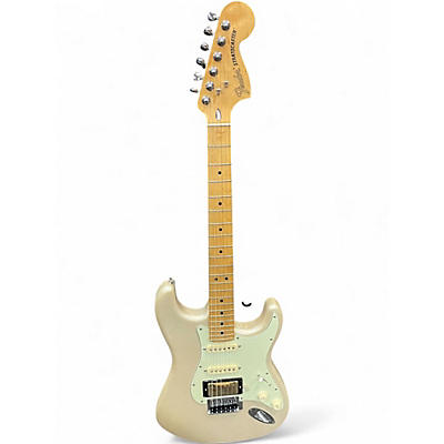 Used Fender Deluxe Roadhouse Stratocaster Aztec Gold Solid Body Electric Guitar