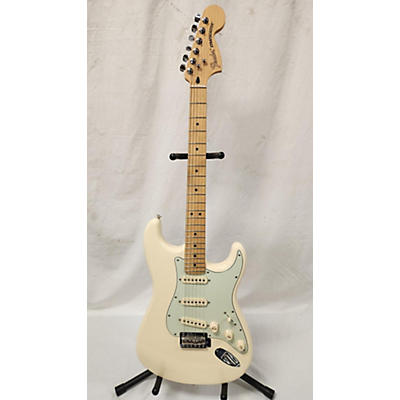 Used Fender Deluxe Roadhouse Stratocaster Cream Solid Body Electric Guitar