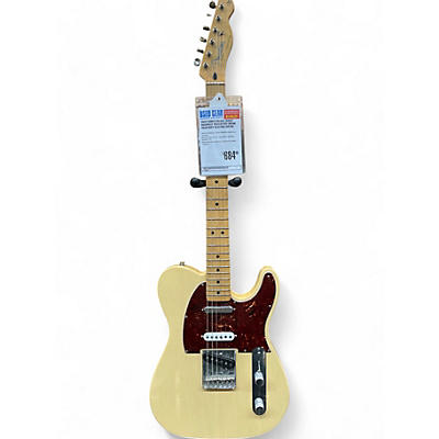 Used Fender Deluxe Series Nashville Telecaster Cream Solid Body Electric Guitar