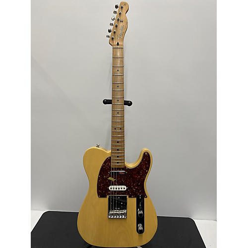 Used Fender Deluxe Series Nashville Telecaster Vintage Yellow Solid Body Electric Guitar Vintage Yellow