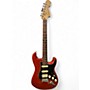 Used Fender Deluxe Stratocaster Candy Apple Red Solid Body Electric Guitar Candy Apple Red