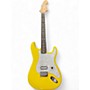 Used Fender Used Fender Deluxe Stratocaster Graffiti Yellow Solid Body Electric Guitar Graffiti Yellow