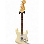 Used Fender Deluxe Stratocaster HSS white Solid Body Electric Guitar white