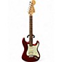 Used Fender Deluxe Stratocaster Red Solid Body Electric Guitar Red