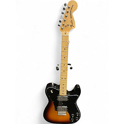 Used Fender Deluxe Telecaster 2 Color Sunburst Solid Body Electric Guitar