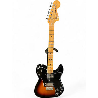 Used Fender Deluxe Telecaster 2 Color Sunburst Solid Body Electric Guitar